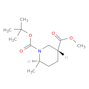 反式-1-叔丁基 3-甲基 6-甲基哌啶-1,3-二羧酸酯