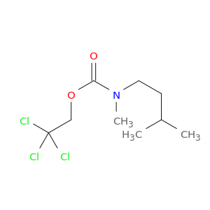 Carbamic acid, methyl(3-methylbutyl)-, 2,2,2-trichloroethyl ester