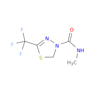 1,3,4-Thiadiazole-3(2H)-carboxamide, N-methyl-5-(trifluoromethyl)-