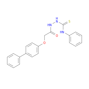 3-phenyl-1-[[2-(4-phenylphenoxy)acetyl]amino]thiourea
