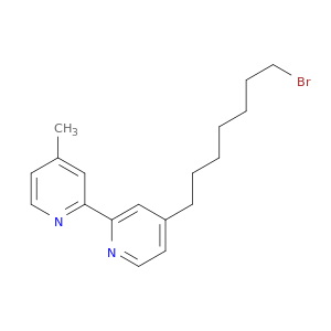 2,2'-Bipyridine, 4-(7-bromoheptyl)-4'-methyl-