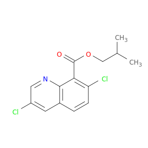 8-Quinolinecarboxylic acid, 3,7-dichloro-, 2-methylpropyl ester