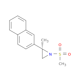 Aziridine, 2-methyl-1-(methylsulfonyl)-2-(2-naphthalenyl)-, (2R)-