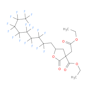 3-(Carbethoxy)-3-(methylcarbethoxy)-5-(1H,1H-perfluorononyl)- -butyrolactone