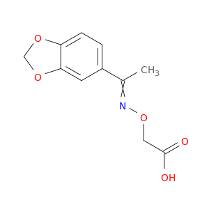 2-(((1-(Benzo[d][1,3]dioxol-5-yl)ethylidene)amino)oxy)acetic acid
