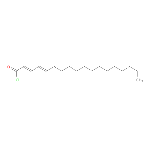 2,4-Octadecadienoyl chloride, (E,E)-