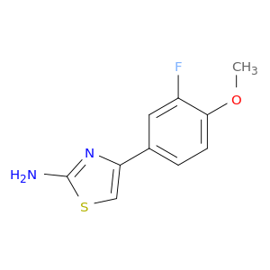 4-(3-氟-4-甲氧基苯基)-2-噻唑胺