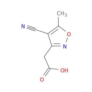 2-(4-Cyano-5-methylisoxazol-3-yl)acetic acid