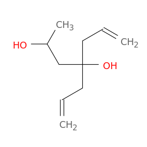 6-Heptene-2,4-diol, 4-(2-propenyl)-