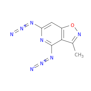 Isoxazolo[4,5-c]pyridine, 4,6-diazido-3-methyl-