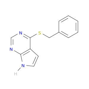 4-(benzylsulfanyl)-7h-pyrrolo[2,3-d]pyrimidine
