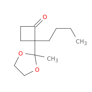 Cyclobutanone, 2-butyl-2-(2-methyl-1,3-dioxolan-2-yl)-