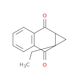 1H-Cyclopropa[b]naphthalene-2,7-dione, 1a-ethyl-1a,7a-dihydro-
