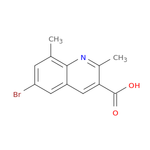6-Bromo-2,8-dimethylquinoline-3-carboxylic acid