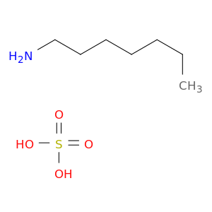 heptan-1-amine; sulfuric acid