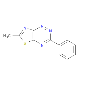 Thiazolo[5,4-e]-1,2,4-triazine, 6-methyl-3-phenyl-