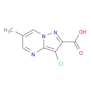 3-氯-6-甲基吡唑并[1,5-a]嘧啶-2-羧酸