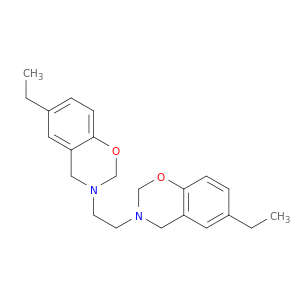 2H-1,3-Benzoxazine, 3,3'-(1,2-ethanediyl)bis[6-ethyl-3,4-dihydro-