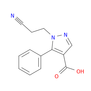 1H-吡唑-4-羧酸,1-(2-氰基乙基)-5-苯基-