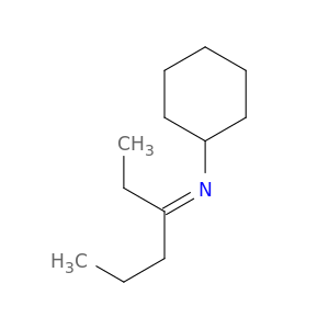 Cyclohexanamine, N-(1-ethylbutylidene)-, (E)-