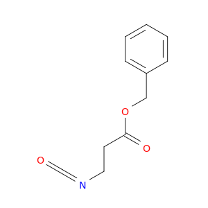 Propanoic acid, 3-isocyanato-, phenylmethyl ester