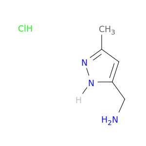 (3-Methyl-1H-pyrazol-5-yl)methylamine hydrochloride