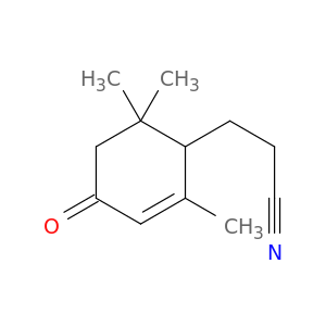 2-Cyclohexene-1-propanenitrile, 2,6,6-trimethyl-4-oxo-