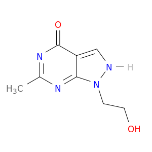 1,5-二氢-1-(2-羟基乙基)-6-甲基-4H-吡唑并[3,4-D]嘧啶-4-酮