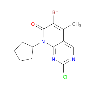 6-溴-2-氯-8-环戊基-5-甲基吡啶并[2,3-d]嘧啶-7(8H)-酮