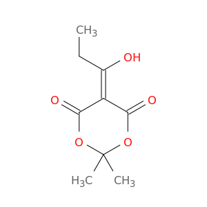 1,3-Dioxane-4,6-dione, 5-(1-hydroxypropylidene)-2,2-dimethyl-