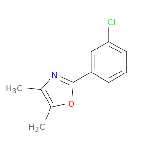 Oxazole, 2-(3-chlorophenyl)-4,5-dimethyl-