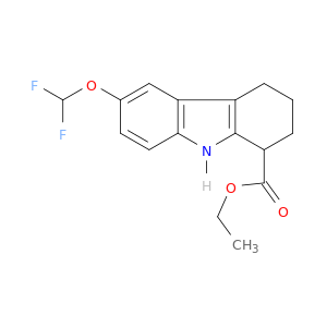 1H-Carbazole-1-carboxylicacid, 6-(difluoromethoxy)-2,3,4,9-tetrahydro-, ethyl ester