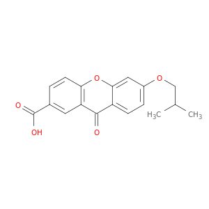9H-Xanthene-2-carboxylic acid, 6-(2-methylpropoxy)-9-oxo-