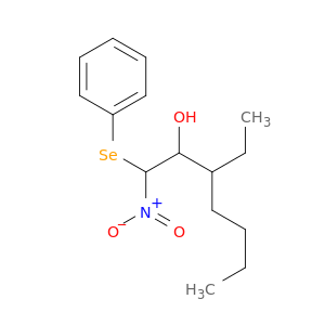 2-Heptanol, 3-ethyl-1-nitro-1-(phenylseleno)-
