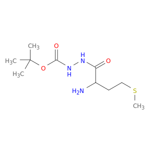 肼羧酸,2-[2-氨基-4-(甲基)-1-氧脱丁基]-,1,1-二甲基乙酯,(S)-