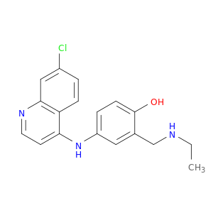 4-[(7-chloroquinolin-4-yl)amino]-2-[(ethylamino)methyl]phenol