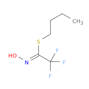 Ethanimidothioic acid, 2,2,2-trifluoro-N-hydroxy-, butyl ester, (Z)-