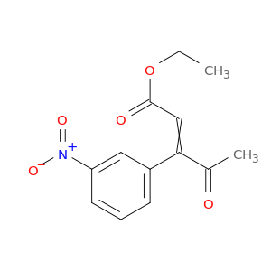2-Pentenoic acid, 3-(3-nitrophenyl)-4-oxo-, ethyl ester