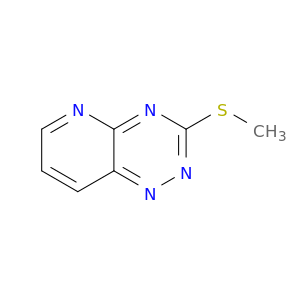 Pyrido[2,3-e]-1,2,4-triazine, 3-(methylthio)-