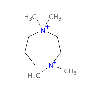 1,1,4,4-tetramethyl-1,4-diazoniacycloheptane