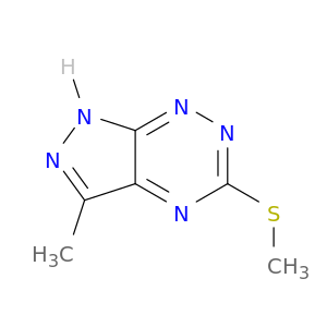 1H-Pyrazolo[4,3-e][1,2,4]triazine, 3-methyl-5-(methylthio)-