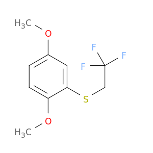 Benzene, 1,4-dimethoxy-2-[(2,2,2-trifluoroethyl)thio]-
