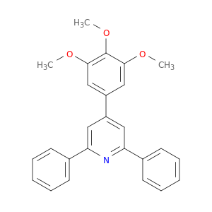 Pyridine, 2,6-diphenyl-4-(3,4,5-trimethoxyphenyl)-