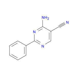 5-Pyrimidinecarbonitrile, 4-amino-2-phenyl-