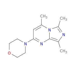 Imidazo[1,5-a]pyrimidine, 4,6,8-trimethyl-2-(4-morpholinyl)-