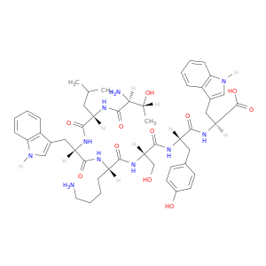 L-Tryptophan, L-threonyl-L-leucyl-L-tryptophyl-L-lysyl-L-seryl-L-tyrosyl-
