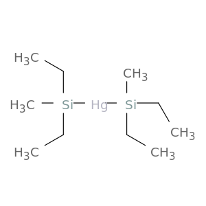 Mercury, bis(diethylmethylsilyl)-