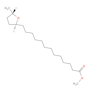 2-Furantridecanoic acid, tetrahydro-5-methyl-, methyl ester, trans-