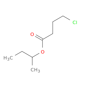 Butanoic acid, 4-chloro-, 1-methylpropyl ester