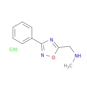 N-Methyl-1-(3-phenyl-1,2,4-oxadiazol-5-yl)methanamine Hydrochloride